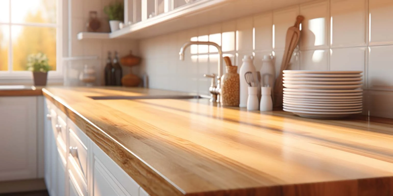 Modern kitchen featuring premium finishes and spacious countertops